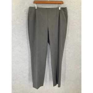Talbots Curvy Fit Women's Gray Straight Leg Career Pants‎ Size 14